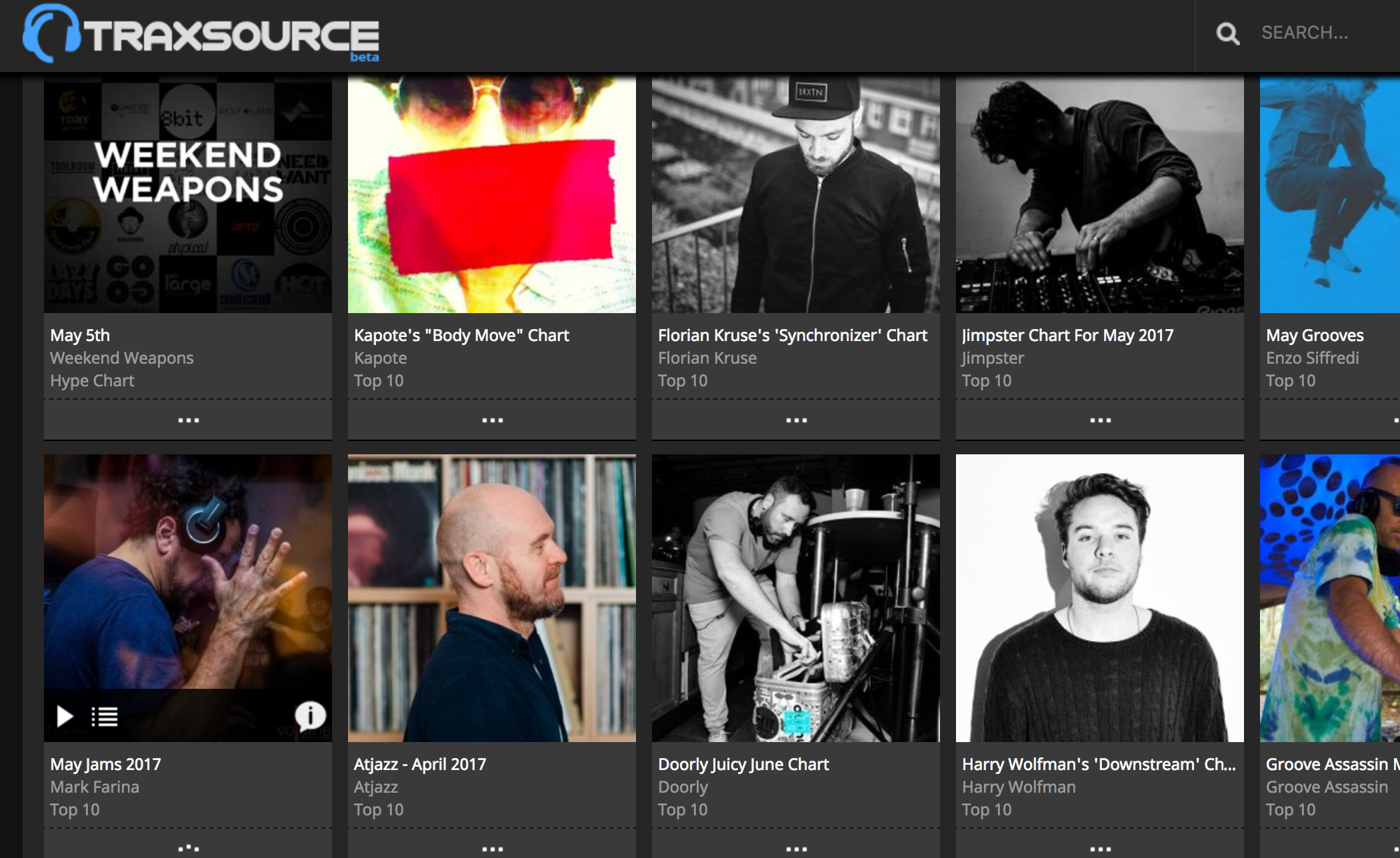 traxsource dj top 10s
